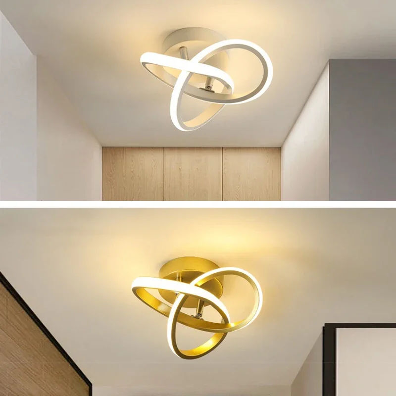 Moderne LED-Deckenleuchte Minimalistische Balkon- und Flurlampe Nordische Ins-Stil Deckenlampe für Zuhause, Korridor, Veranda und Garderobe