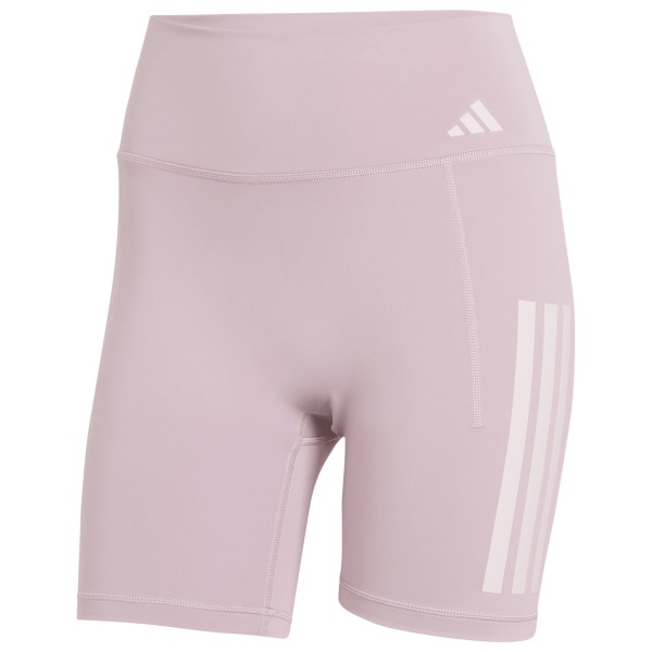 adidas - Women's Optime 3-Stripes Short Leggings - Leggings Gr M - Length: 5'' lila/rosa