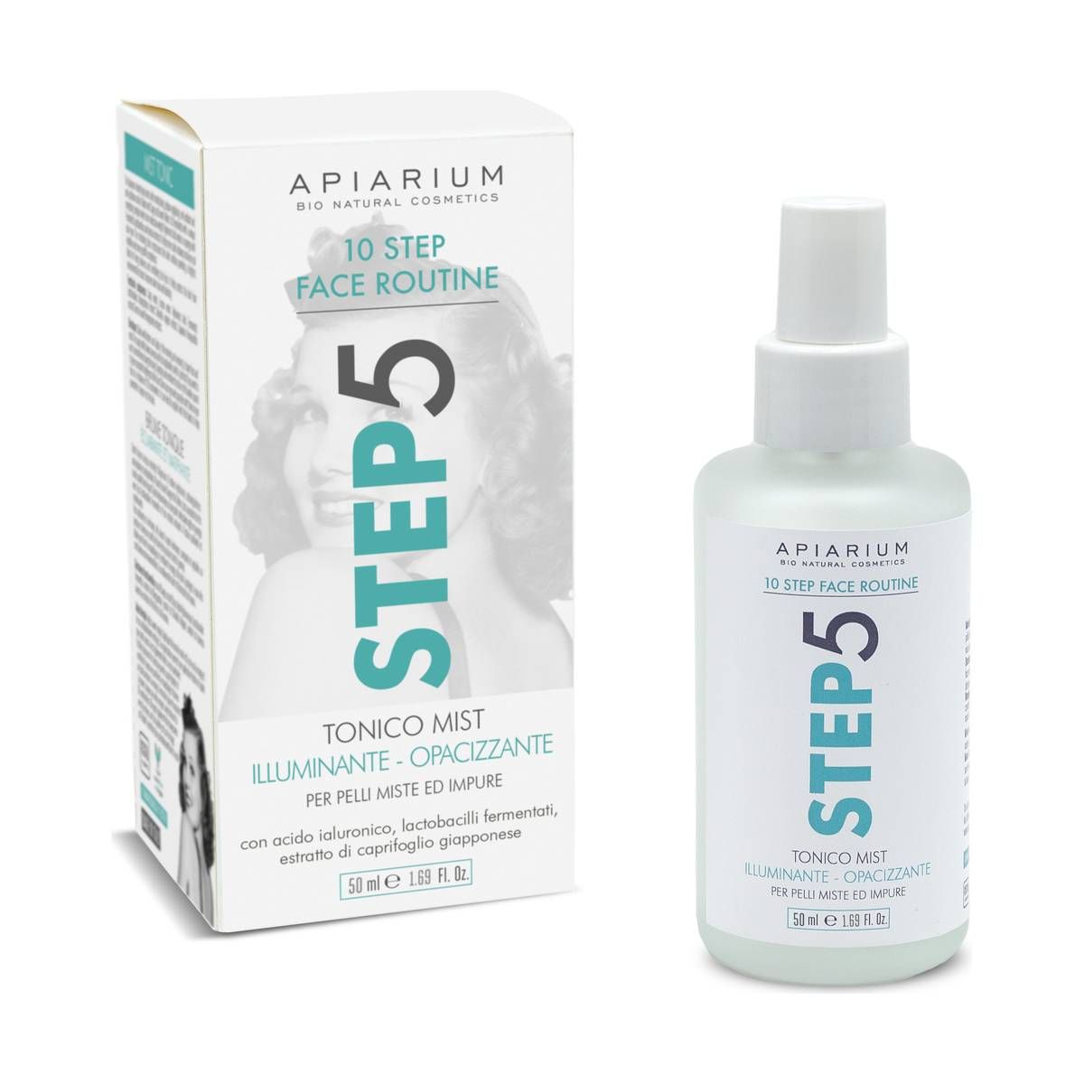 Apiarium Bio Tonico Mist Illuminante Opacizzante Step 5 50 ml