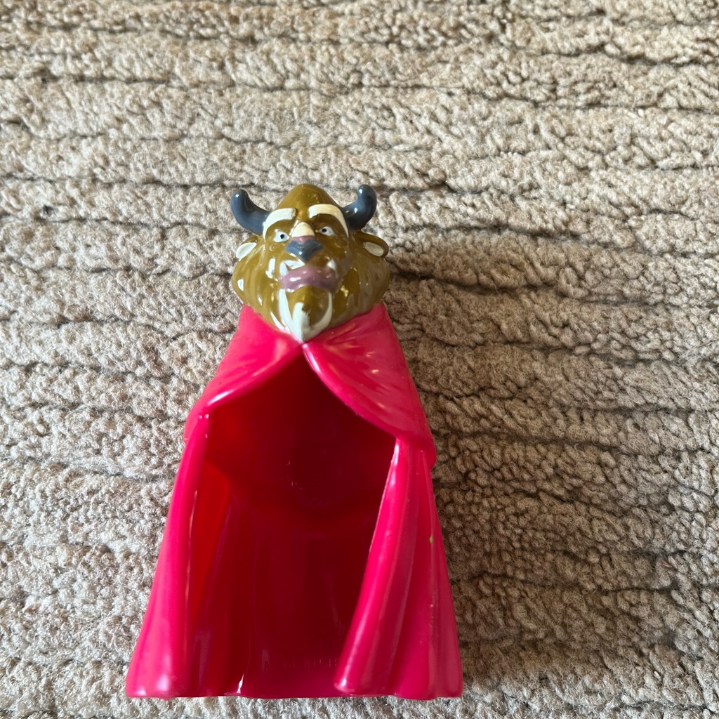 Disney Toys | Disney Beast Figure With Red Cape | Color: Brown/Red | Size: Osg