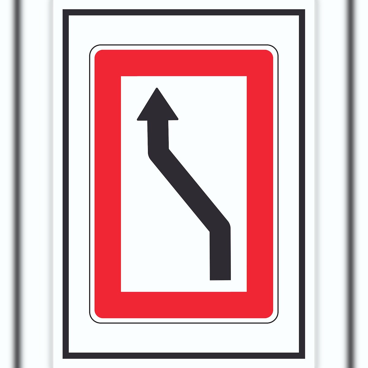 HB-Druck Wechsel auf die Fahrwasserseite Backbordseite Symbol A5 Rückseite selbstklebend Image