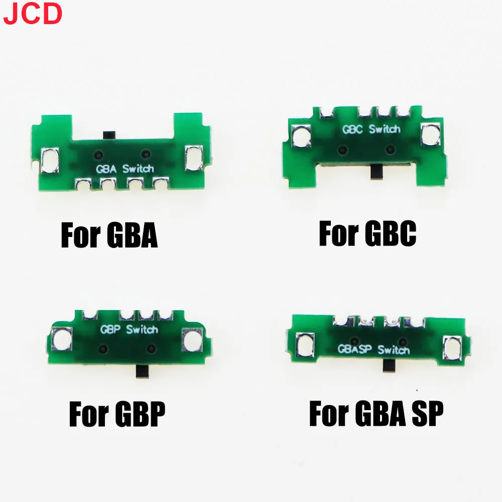JCD 1 pz Per GBA SP Pulsante Interruttore di Alimentazione Per Gameboy Advance SP On off parti di riparazione della scheda di potenza Per GBC GBP GBA