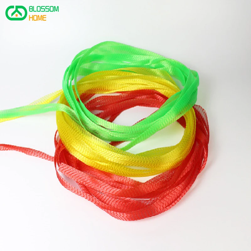 Nuovo materiale PP sacchetto di rete di plastica imballaggio sacchetto di rete di frutta di noce castagna sacchetto di immagazzinaggio di rete di nylon addensato / sacchetto della spesa