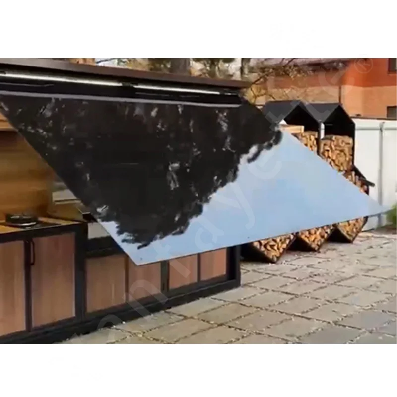 Wetterfeste, maßgeschneiderte Outdoor-Küchenschränke, Outdoor-Grills, hochwertige Outdoor-Küchengrills, Küchen aus Edelstahl Image