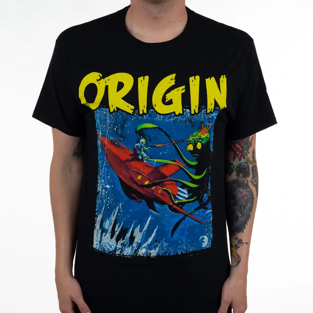 Origin Band Grafik-Baumwoll-T-Shirt Unisex Sommer Kurzarm Mode Marken-T-Shirt Luxus Lässig Vintage Retro Top Image