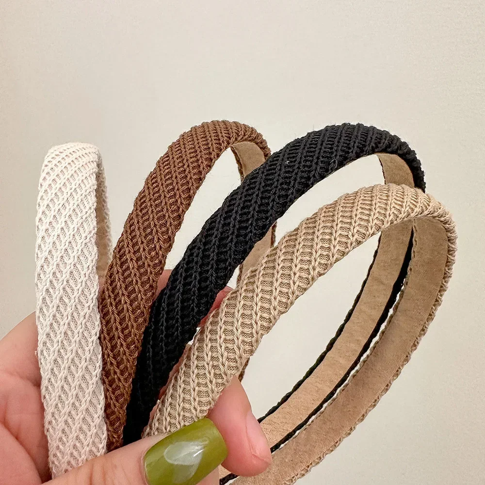 Retro Schwarz Weiß Lünette Hoop Haarbänder Vintage Hochzeit Party Braut Stirnbänder Frauen Mädchen Zubehör