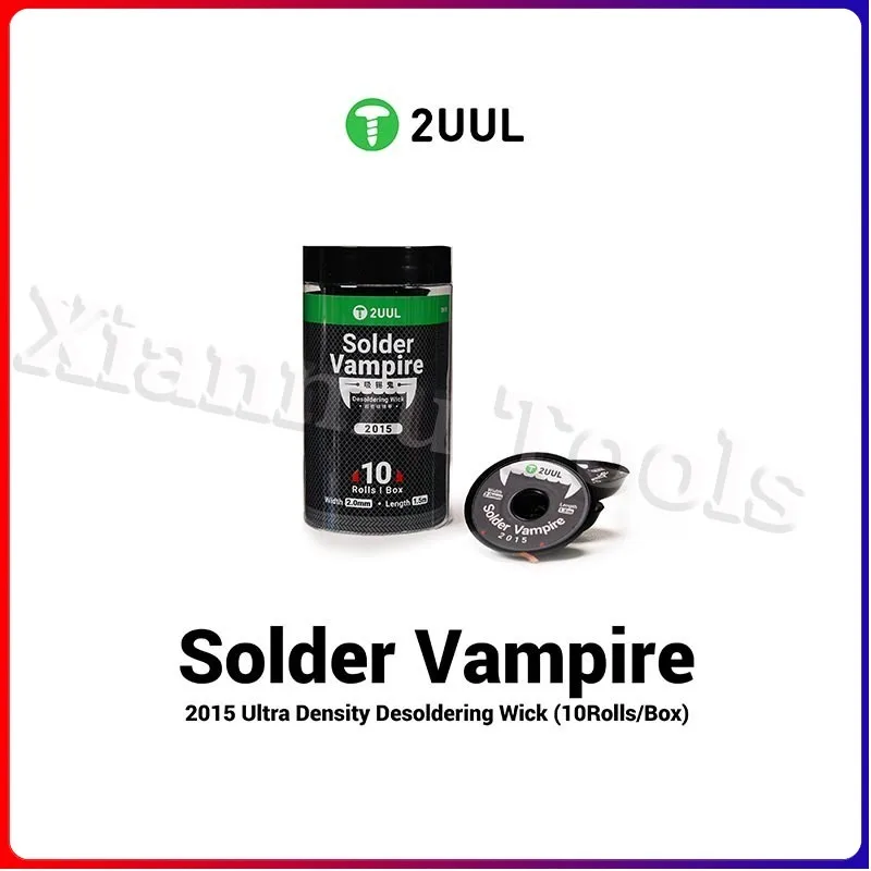 2UUL DW15 10 Rollen/Box Entlötdraht Geflecht Solder Vampire Motherboard BGA Repair Tool Solder Remover Docht Keine Rückstände