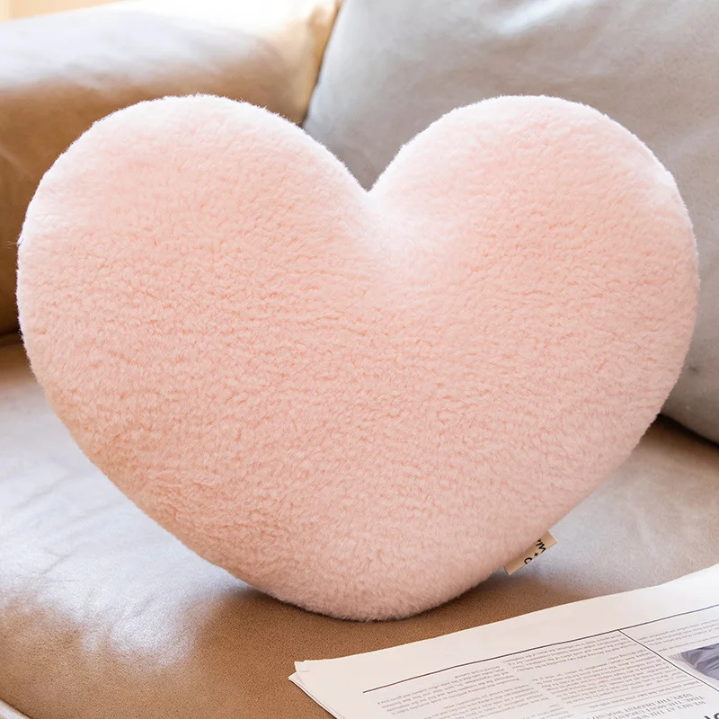 40x35cm Liebesherz Plüsch-Dekokissen Valentinstag Herz-Kissen Sofa-Sitzkissen Couch-Kissen Wohndekor Mädchengeschenke