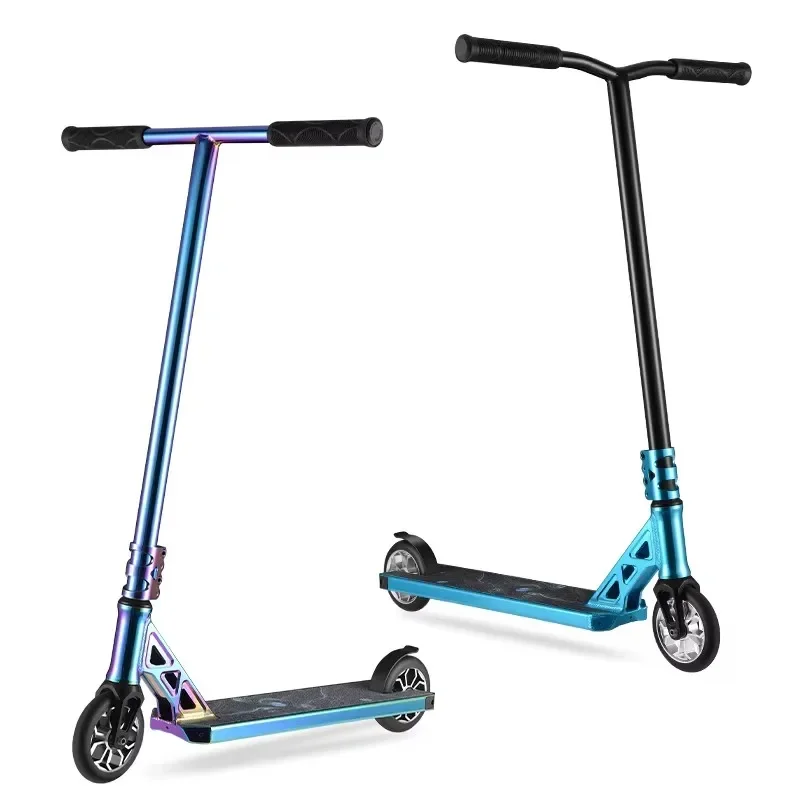 Neuer professioneller Extreme-Scooter-Pedal-Stunt-Springen, ausgefallener zweirädriger Gehhilfe für Erwachsene und Jugendliche Image