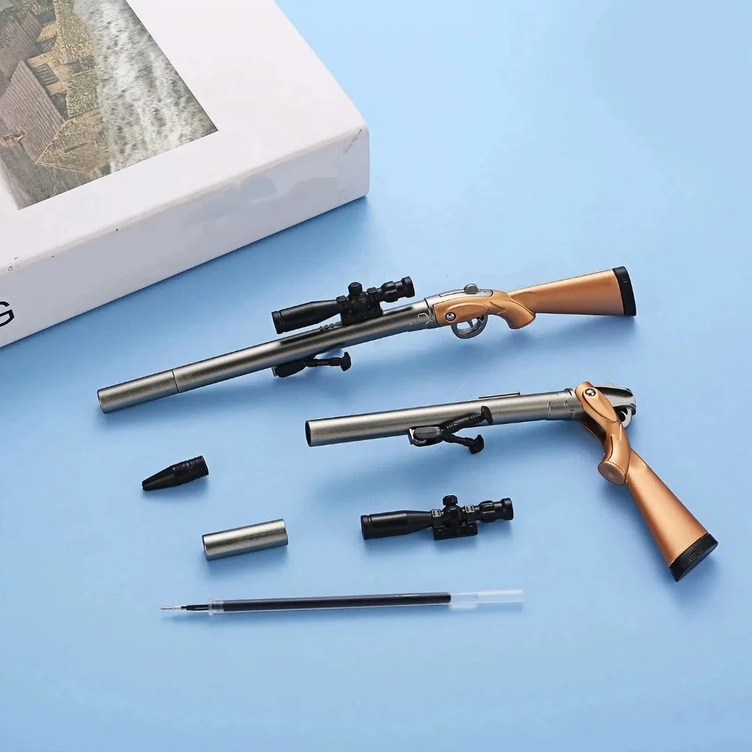 Kreativer, abnehmbarer Stift im Form eines Scharfschützengewehrs, der den Alltag mit Spaß bereitet und ein tolles Geschenk für Freunde ist. Image