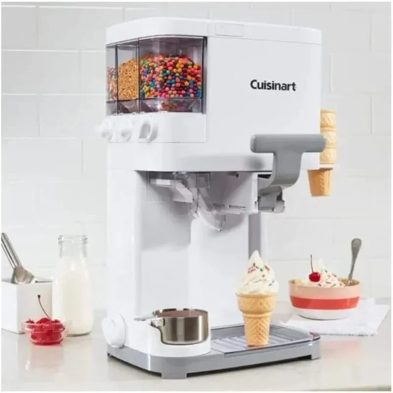 -Soft Serve Ice Cream Machine – Mix It In Ice Cream Maker für gefrorenen Joghurt, Sorbet, Gelato, Getränke 1,5 Quart Image