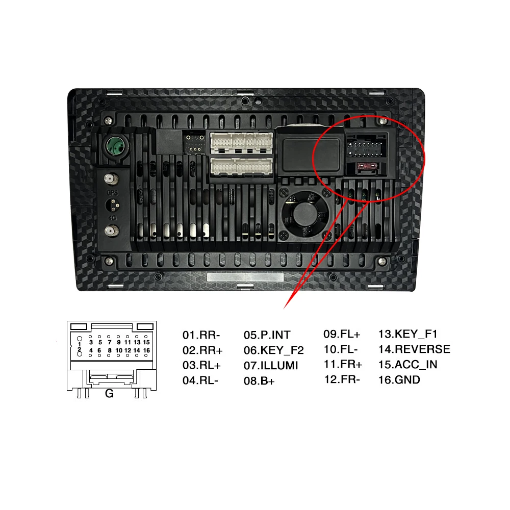 Für Toyota Auto Android Player 2Din Stereo Radio Adapter Power Stecker MP5 Player Power Kabel Zubehör Image
