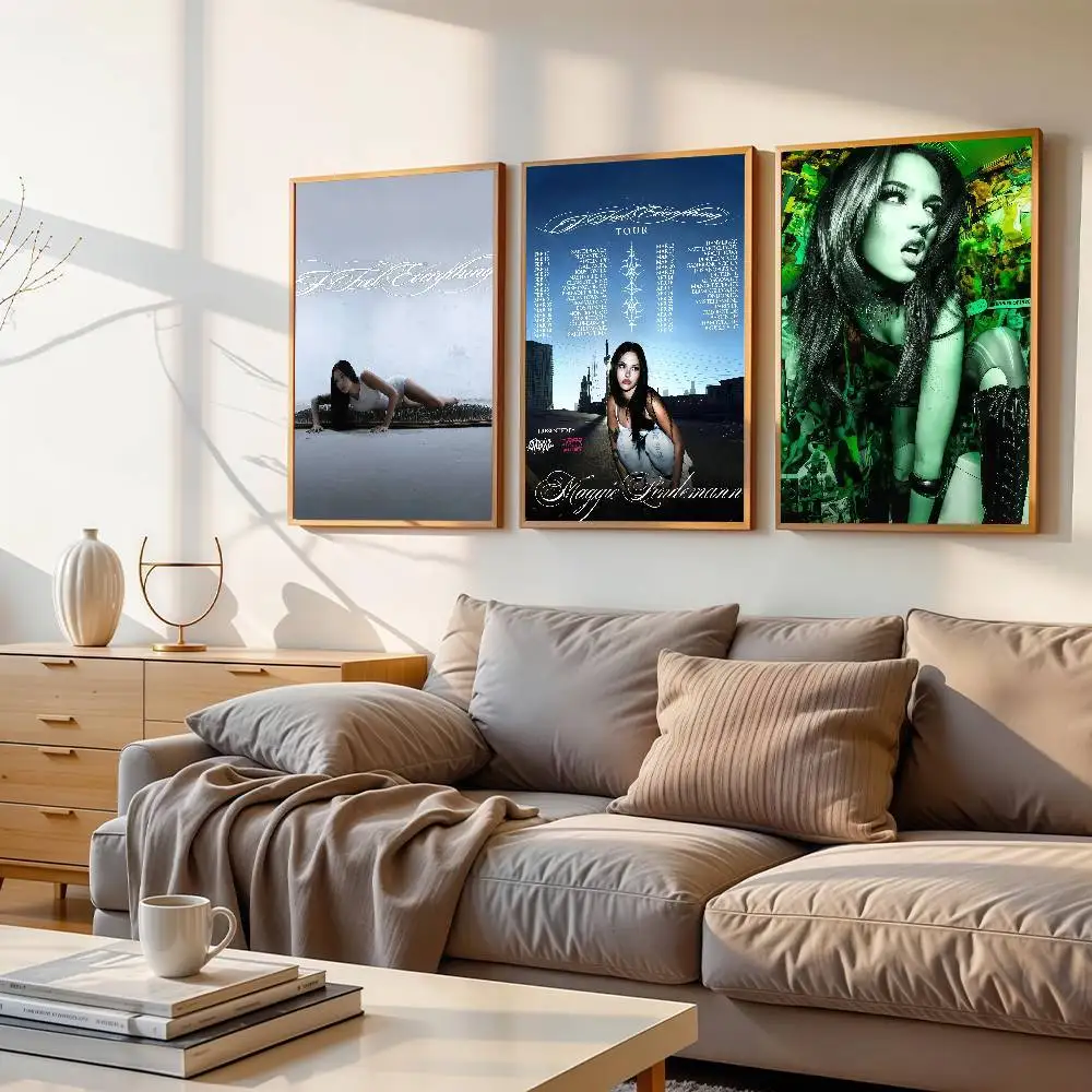 Amerikanische Sängerin Maggie Lindemann, Posterdruck, geeignet für Wanddekoration, Cafés, Wohnzimmer, Schlafzimmer Image