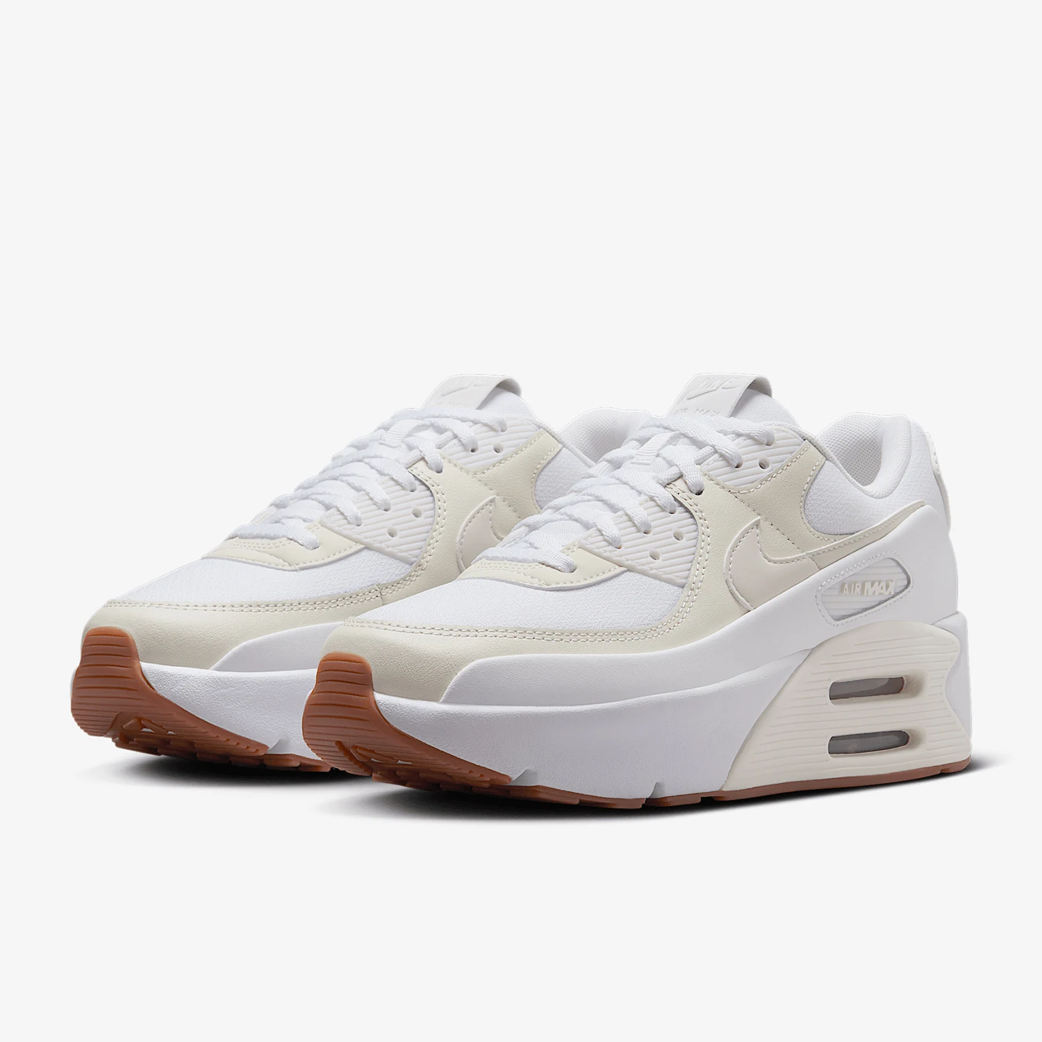 Nike echte Air Max 90 LV8 Damen-Sneaker mit gepolsterter dicker Sohle FD4328-111 Image
