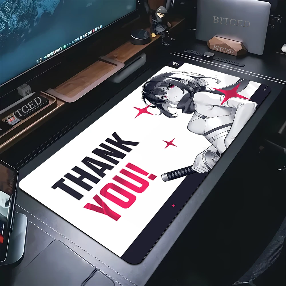 Anime Mauspad Yuki Aim Mause Matte HD-Druck große Gaming Mouse pad Spiel zubehör Computer Tastatur Schreibtisch matte xxl Gamer Mausepad Image