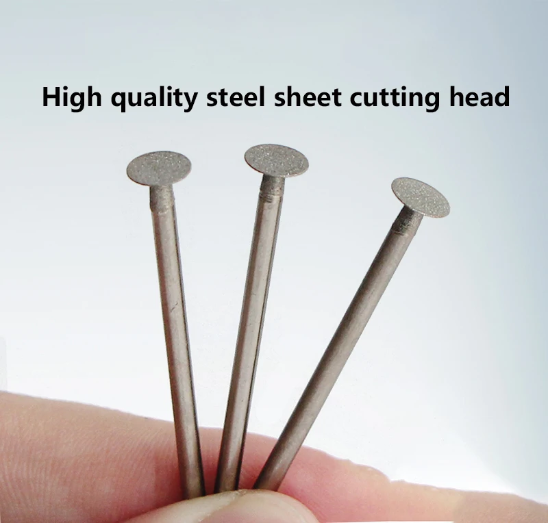 3 Teile/satz Emery schleifen kopf Spitze 1mm/2mm/3mm/4mm/5mm Schneiden Bohrer für 2,35mm Polieren stift Schraube schneiden IC chip schleifen Image