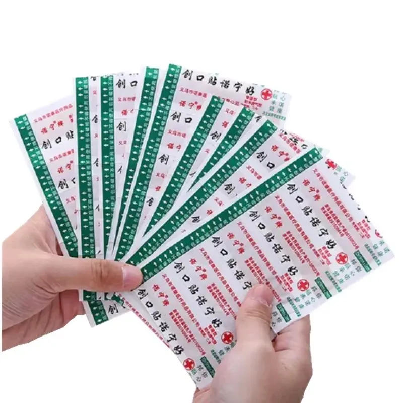 50-500 Stück Band-Aid, atmungsaktives Pflaster, Erste-Hilfe-Streifen, Wundverband, Patch für die Hautpflege, selbstklebende Bandagen, Wundplast Image