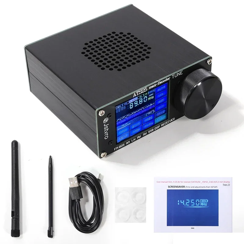 4.17 Offiziell registrierter ATS25 Max Decoder Si4732 Vollband-Radioempfänger FM RDS AM LW MW SW SSB DSP-Empfänger ATS 25 Image