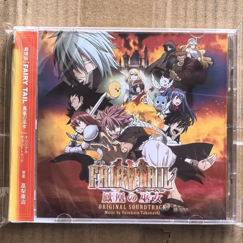 Anime Fairy Tail Yasuharu Takanashi Musik CD Die Phoenix Priestess OST Album Musik Rekord Cosplay Walkman Auto Soundtracks Box Image