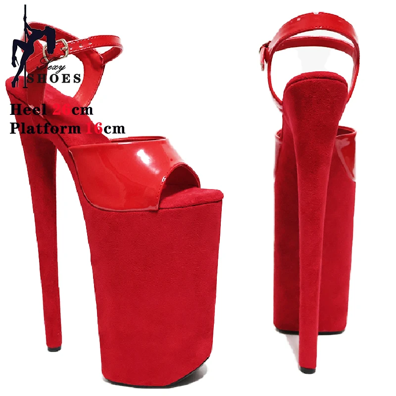 Neue 10 Zoll 26 cm Mischfarben Plattform frauen Schuhe Sexy Bühne Zeigen High Heels Sandalen Nachtclub Pole Dance Heels party Club