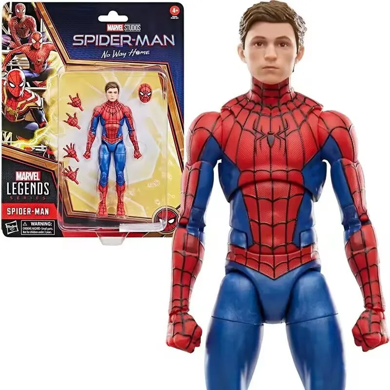 Auf Lager Marvel Legends Series Tom Holland Spider-Man Actionfigur im Maßstab 1:12 Retro verpackte Spider-Man Deko-Figur Image