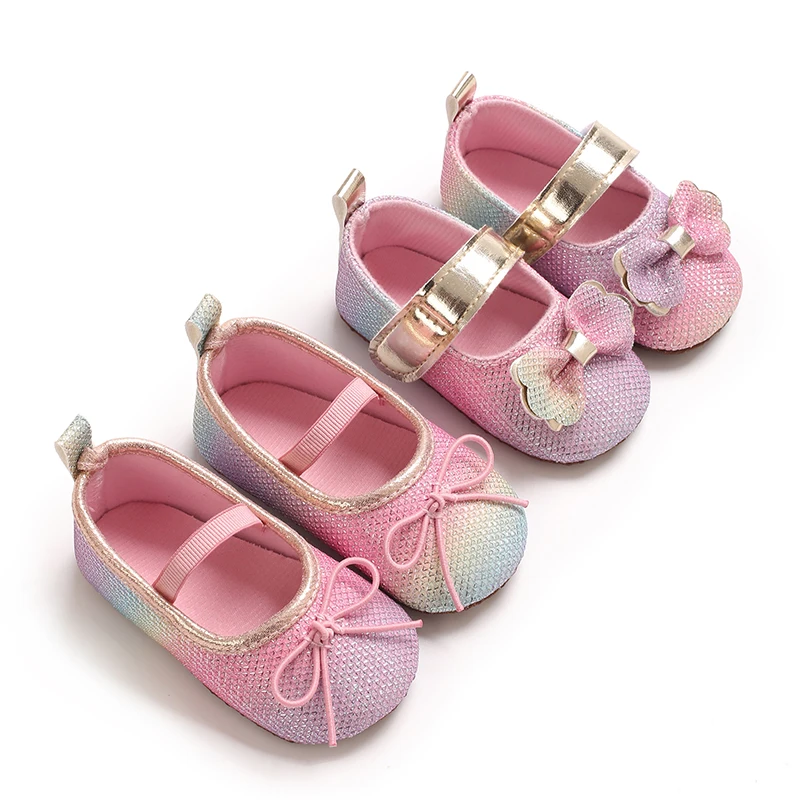 Neue Prinzessinnen-Babyschuhe, weichsohlige Sneaker, modische und süße Babyschuhe