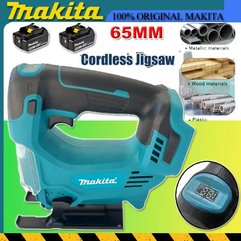 Makita Holzbearbeitungs-Multifunktions-Tragbare Kabellose Stichsäge Elektrisches Werkzeug-Design Kompatibel mit 18V Akku Image
