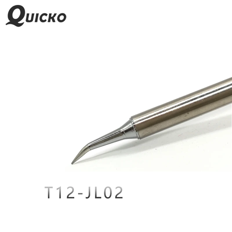 QUICKO T12-JL02/JS02/J02 T12 J-Serie Lötkolbenschweißspitzen Elektronische Köpfe für FX907/9501/951 Griff Image