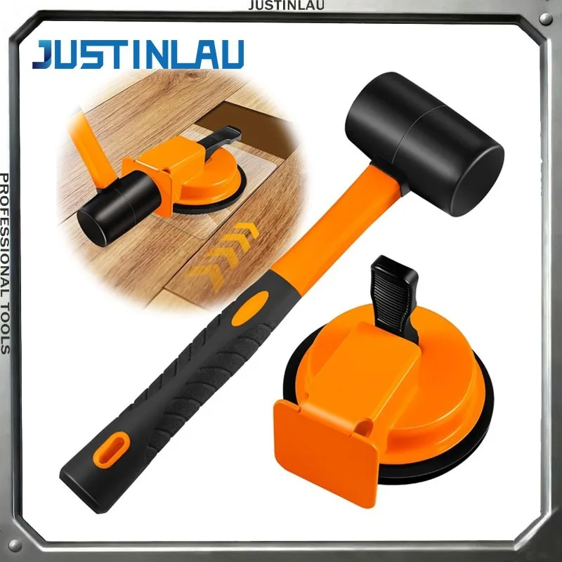 JUSTINLAU Outils d'installation de sols en bois, marteaux en caoutchouc, outils spéciaux pour joints de carreaux en céramique, outils d'installation de sols, outil manuel