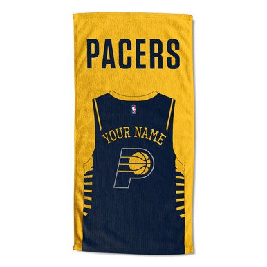 Indiana Pacers Personalized Jersey Beach Towel