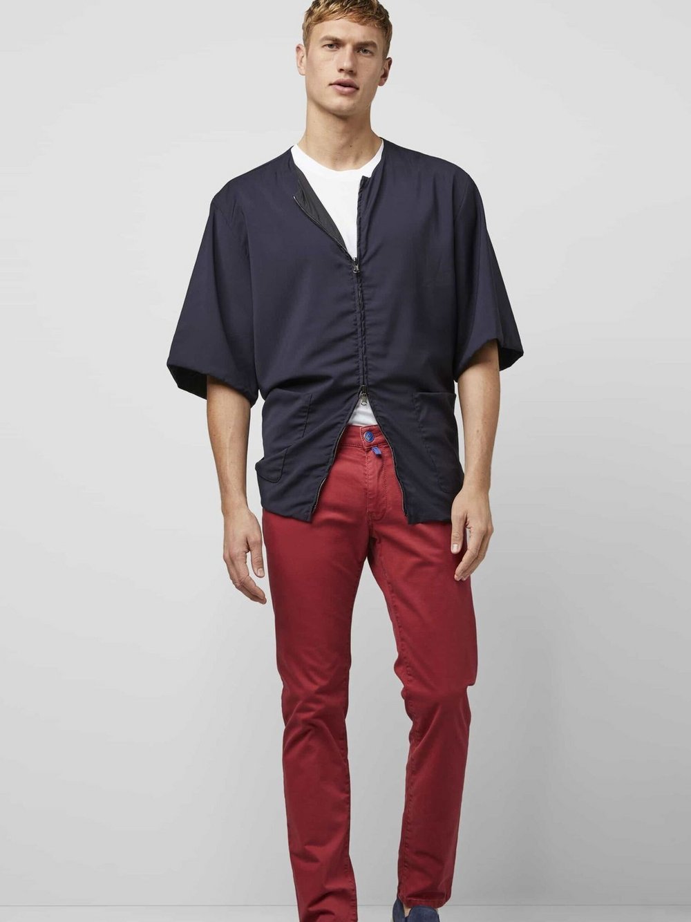 MEYER Baumwollhose Herren rot, 34-32 Image