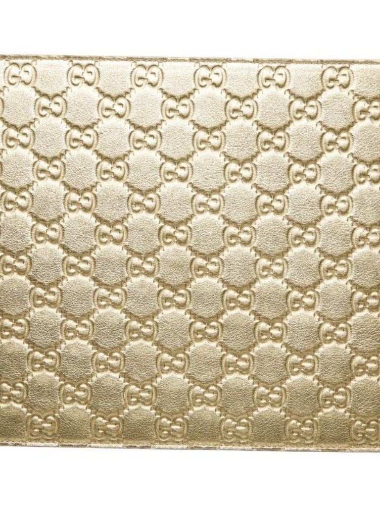 Gucci Accents | Guccissima Gg Logo Mouse Pad Computer Pc Interior | Color: Gold | Size: Os