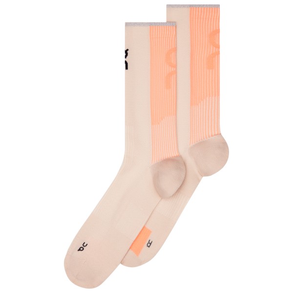On - Performance Run Sock High - Laufsocken 35-37 - EU: 35-38,5 beige