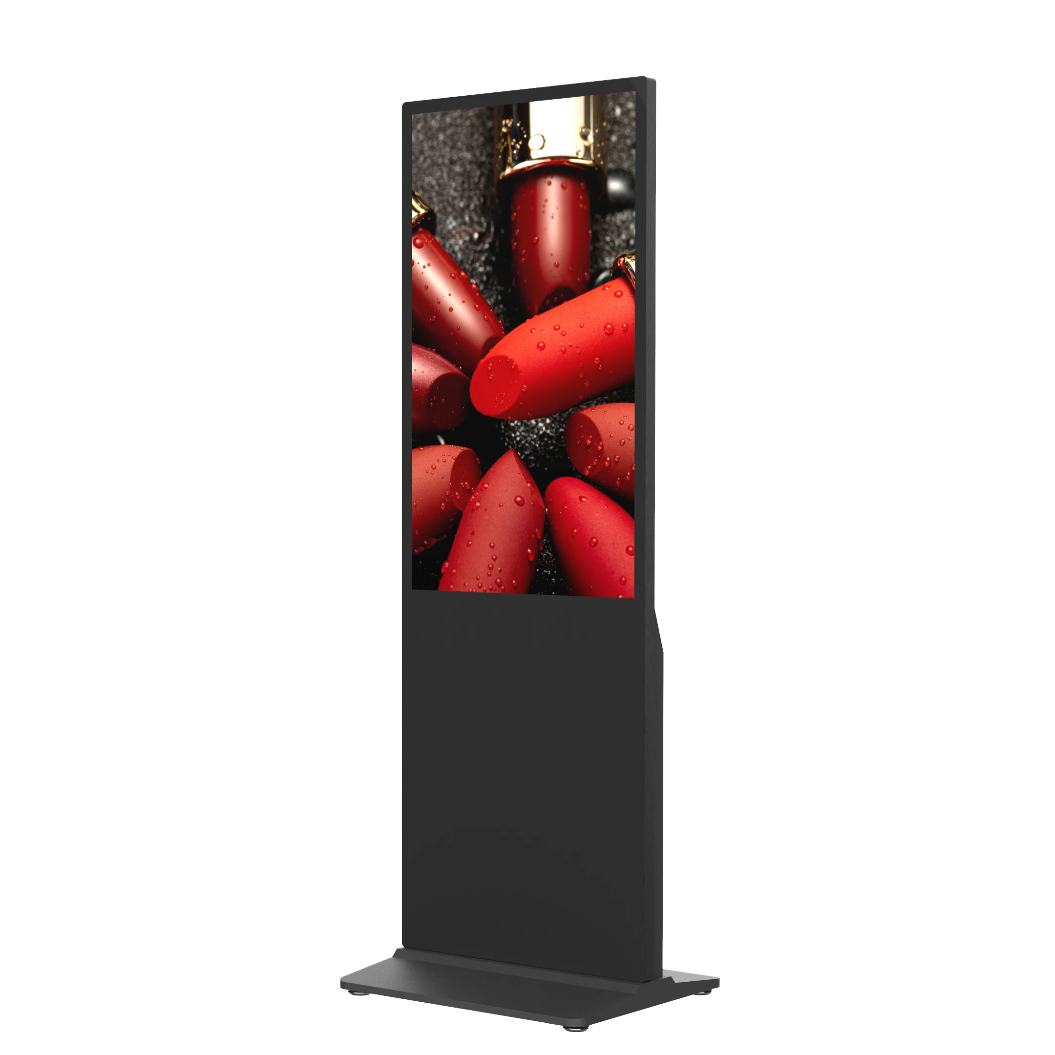 Totem Digitale da Pavimento con Schermo Touch LCD da 43-85 Pollici per Pubblicità e Segnaletica Digitale