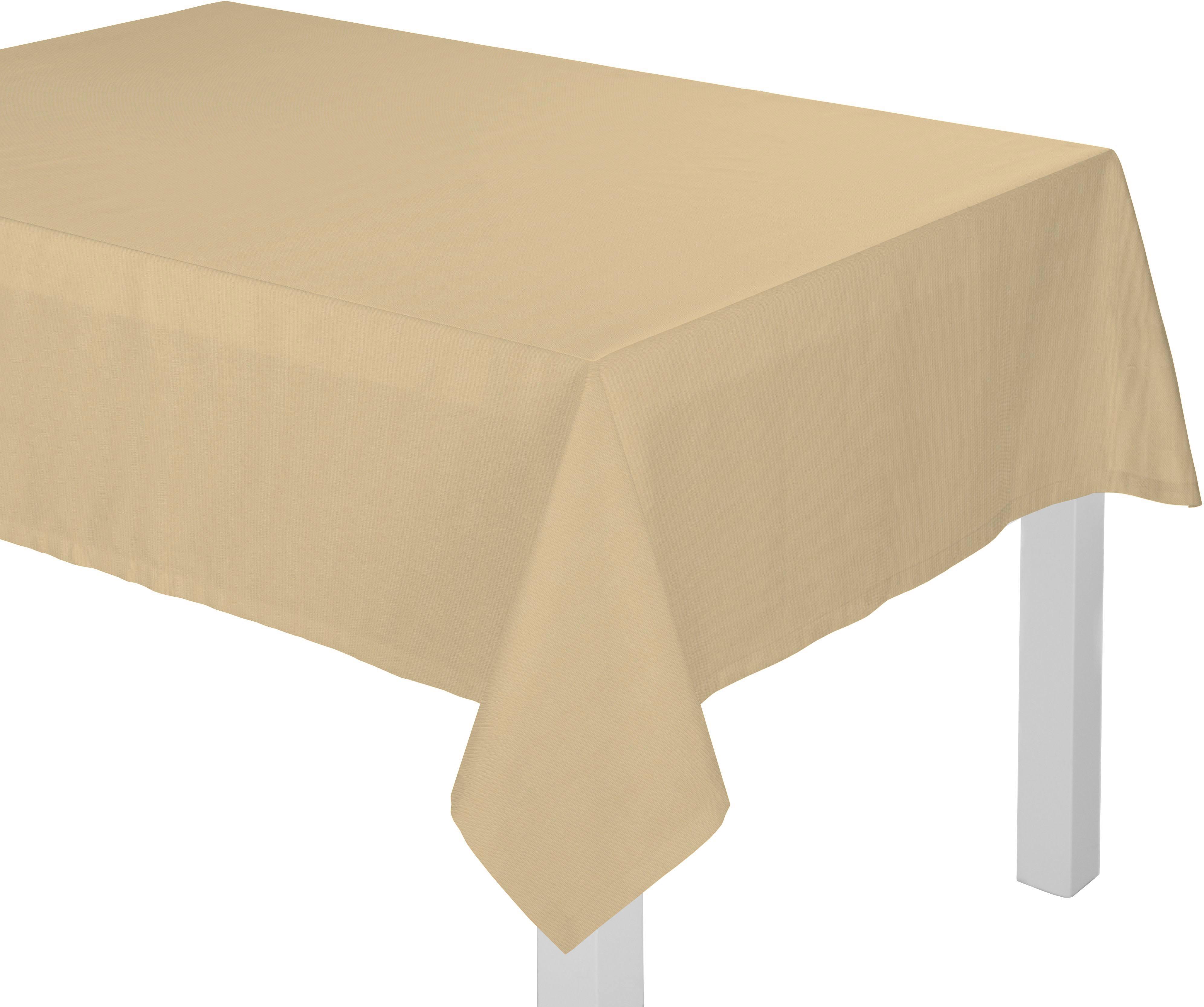 Tischdecke WIRTH "WirthNatur" Gr. 5, grau (taupe), B:130cm L:220cm, Baumwolle, Tischdecken, Tischdecke Image