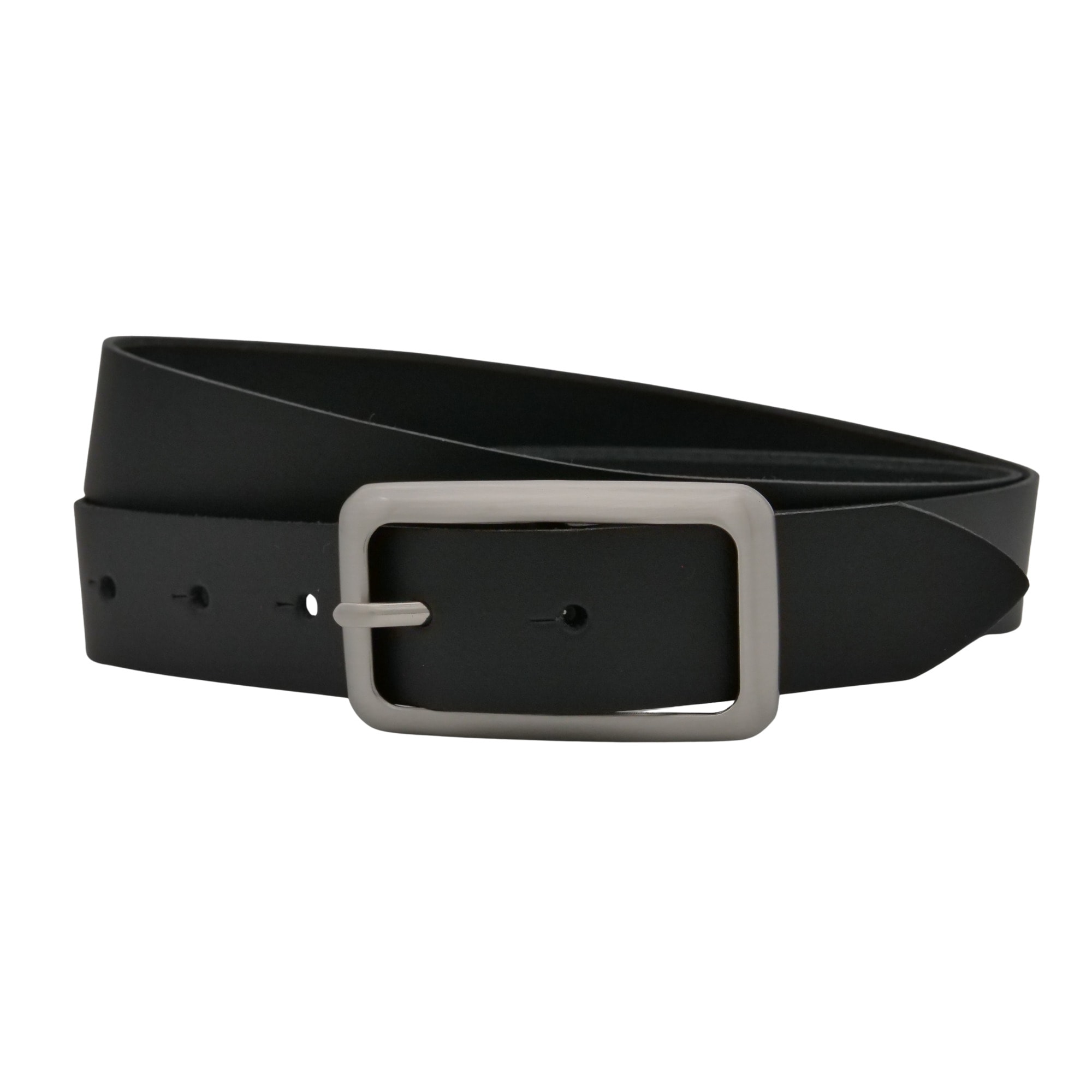 Ledergürtel ANNAMATONI "AnnaMatoni Damen Ledergürtel Basic 3cm breit echt Leder Gürtel", Damen, Gr. TW95 - 110cm Gesamtlänge, schwarz790, 100% Leder, Gürtel Ledergürtel Image