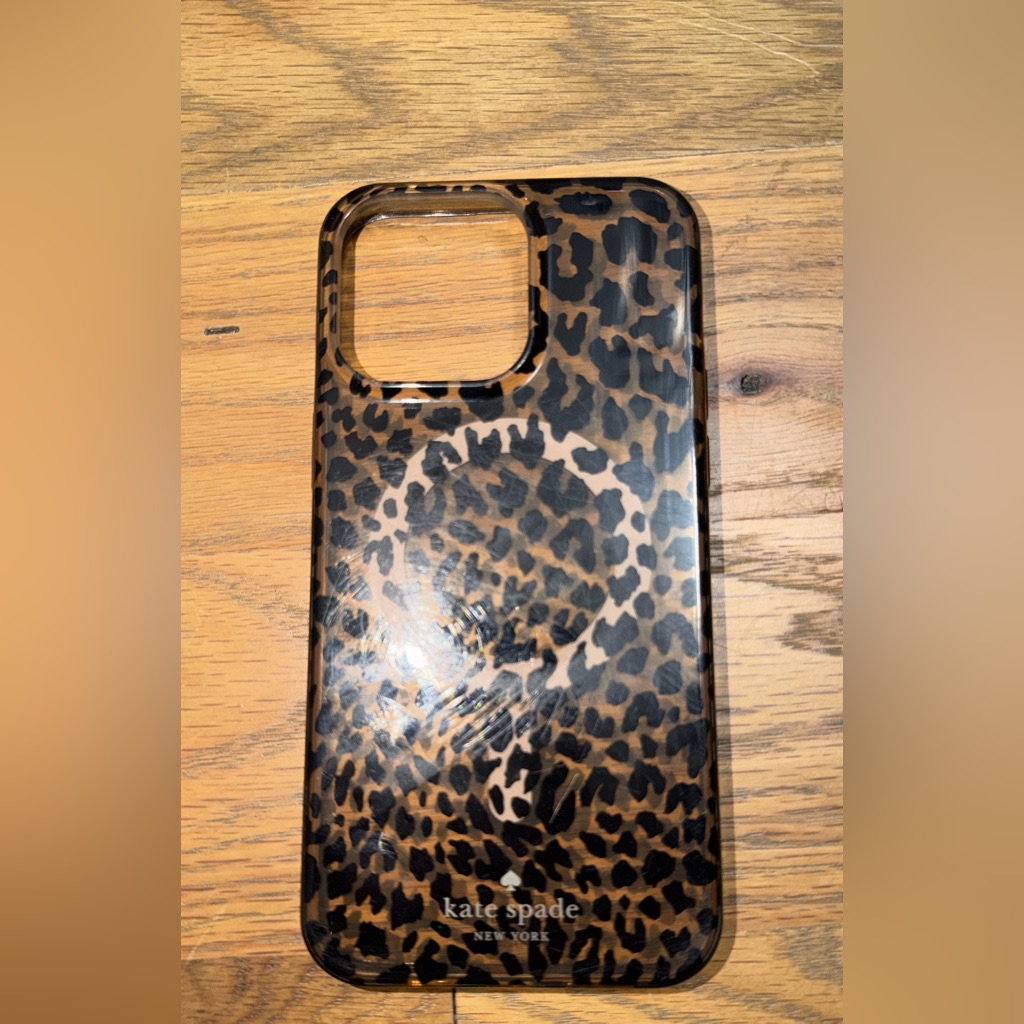 Kate Spade Cell Phones & Accessories | Kate Spade Leopard Print Phone Case - Brown & Black | Color: Black/Brown | Size: Os