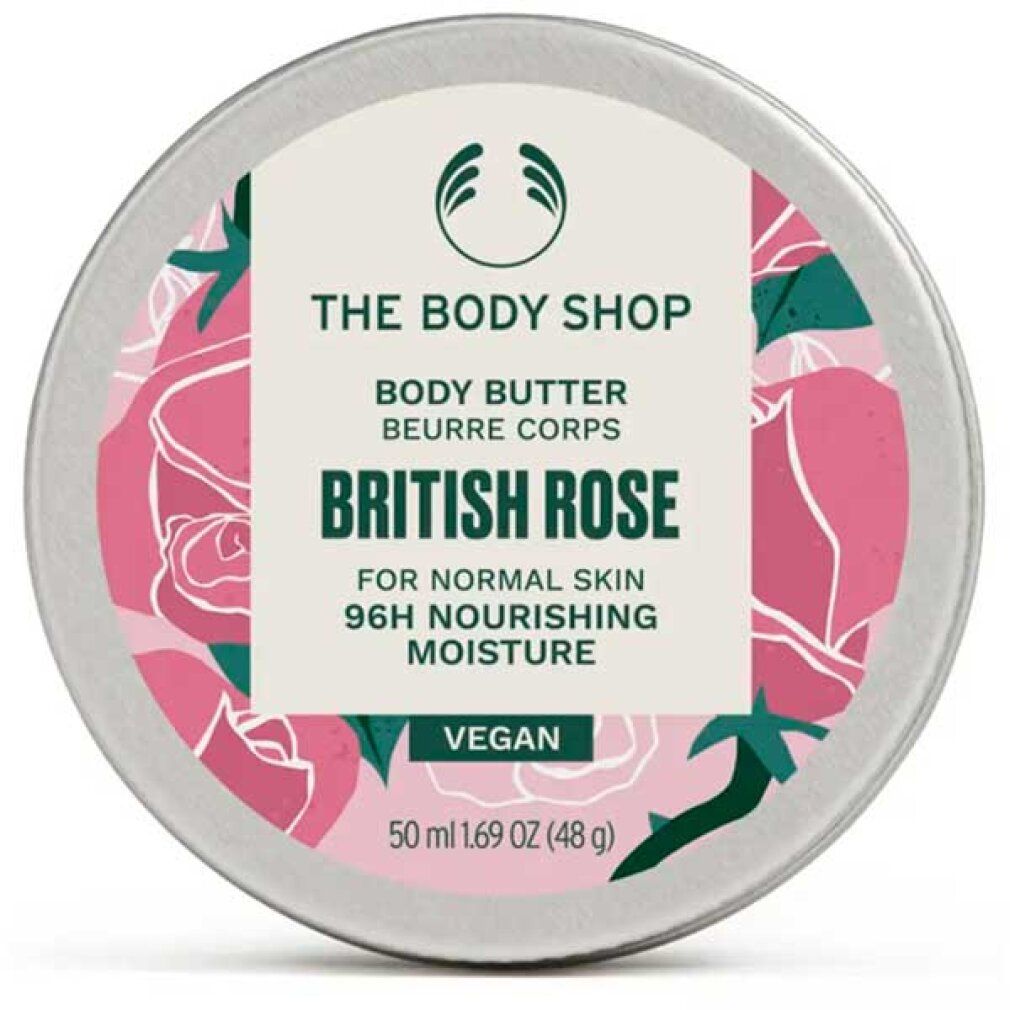 Burro corpo per pelli normali British Rose (Burro corpo) 0,05 l Lozion