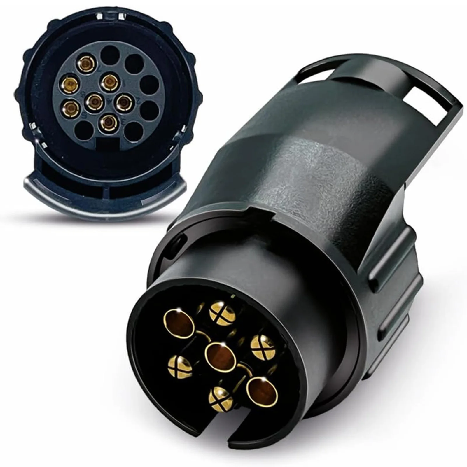 1/5/10PC All'ingrosso 7 Pin A 13 Pin Spina Adattatore Durevole Rimorchio Connettore 12V Towbar Traino Presa Auto Camion roulotte accessori