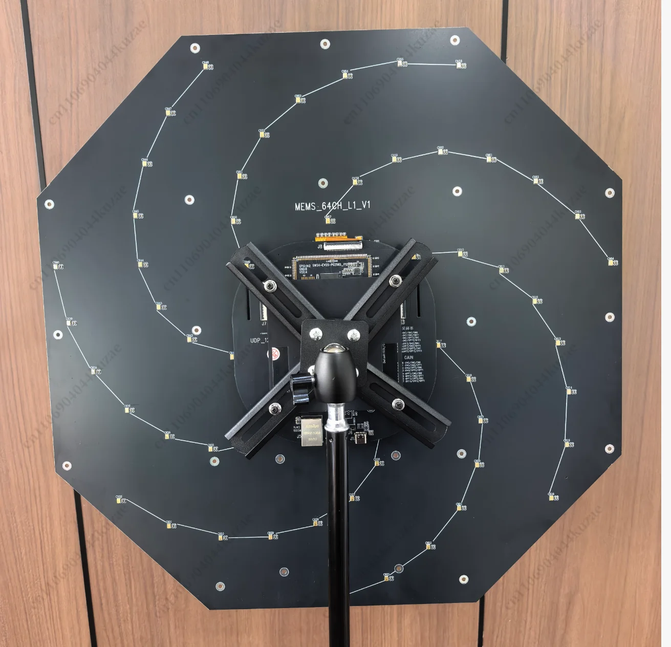 USB-Gigabit-Ethernet-Mikrofon-Array, Multi-Arm-Spirale, 64, 128-Kanal, Lokalisierung der ultraschall-Akustikbildgebung Image