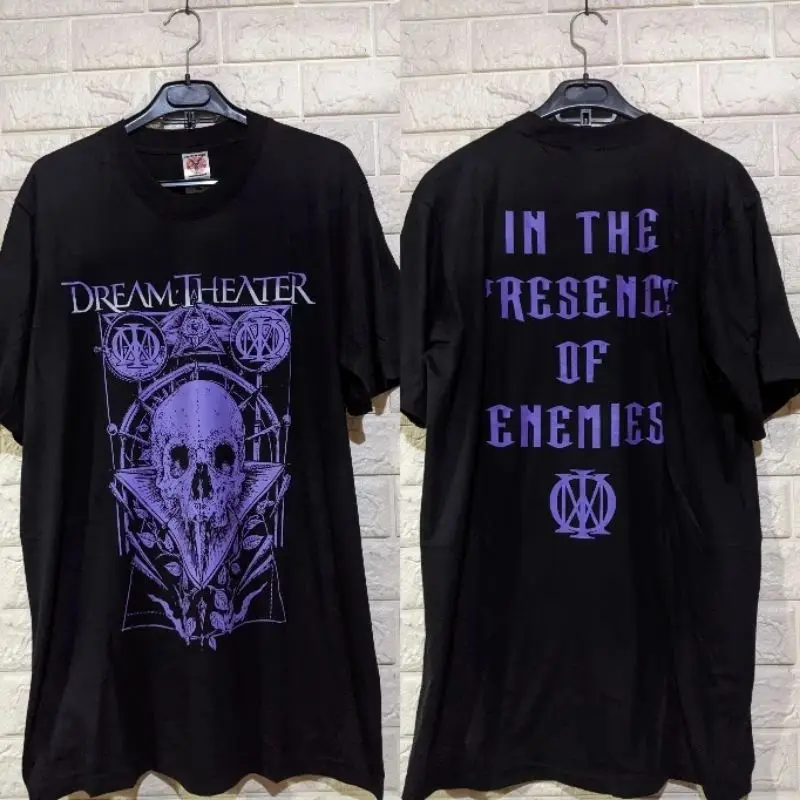 Rock-Punk-Street-Print-Tops: Das Kaos Band Tee Dream Theater wurde in ein kurzärmeliges, lässiges, lockeres Unisex-Oberteil umgewandelt