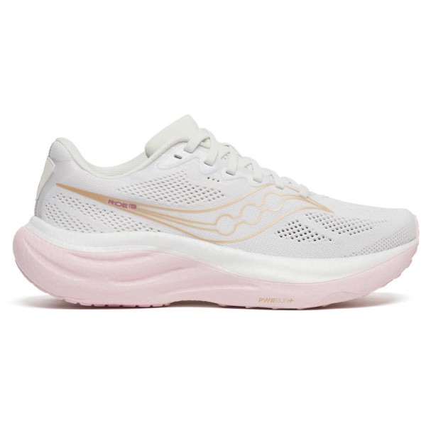 Saucony - Women's Ride 19 - Runningschuhe 38,5 | EU 38,5 weiß/ silk