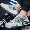 Große Größen Frühling und Herbst Mode Neue Dicksohlige Höhenerhöhende Casual Herrenschuhe Nischen-Trend Flache Sportschuhe für Herren