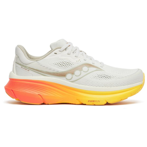 Saucony - Guide 19 - Runningschuhe 43 | EU 43 ivory /rot