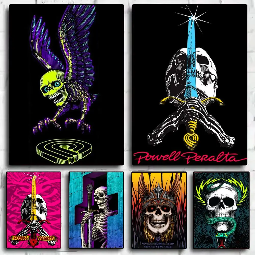 Cooles P-Powell P-PeraltaS-Poster, perfekter Aufkleber, selbstklebend, für Büro, Heimkino, Wandkunst, Dekoration, ausgefallenes Geschenk