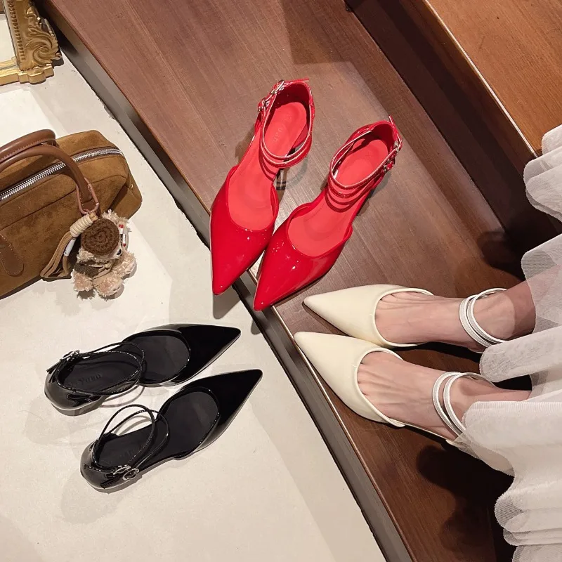 Damenmode: Hochwertige Keilabsatz-Schuhe mit spitzer Zehenpartie – Neuer Stil 2026 – Lässige Damen-High-Heel-Sandalen mit offenem Absatz