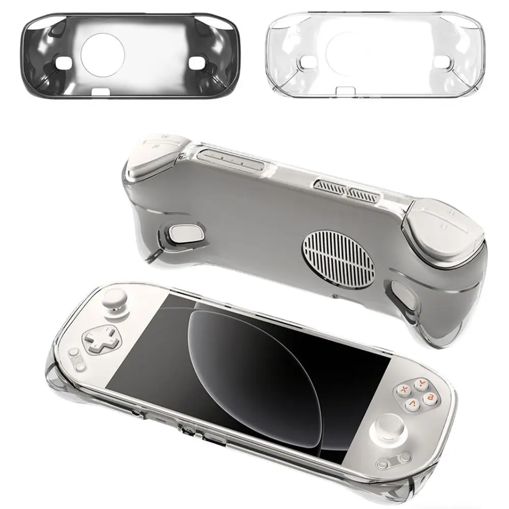 Neue transparente Hülle für Handheld-Spielkonsolen, weiche, stoßfeste Schutzhülle, ergonomische TPU-Host-Schale für MANGMI Pocket Max Image