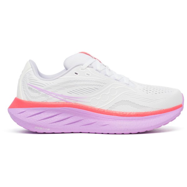 Saucony - Women's Ride 18 - Runningschuhe 37,5 | EU 37,5 weiß/orange