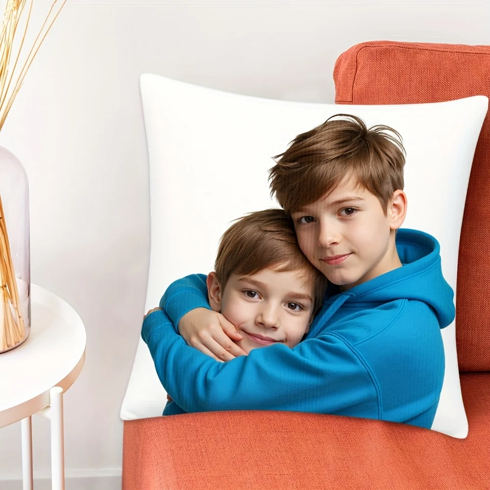 Winter 1 Kissenbezug mit individuellem Fotodruck, erhältlich in ein- oder doppelseitiger Ausführung mit verschiedenen Größen, geeignet für Schlafzimmer