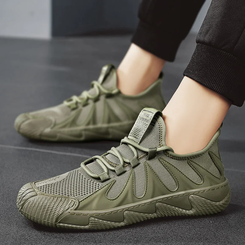 2023 frühjahr Neue Ankunft männer Casual Schuhe Atmungsaktive Air-Mesh Schuhe Nicht-rutsch Verschleiß-beständig Freizeit Low-top Schuhe Wanderschuhe